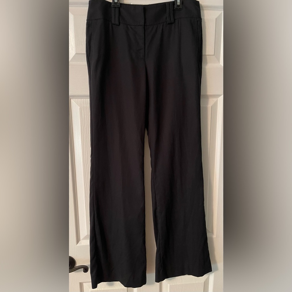 Ann Taylor Margo 100% Cotton Black Dress Pants Sz. 6